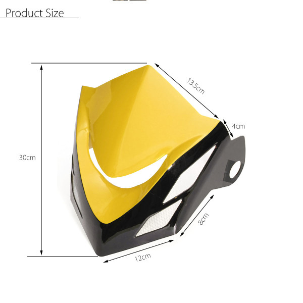 30cm-Motorcycle-Headlight-Wind-Shield-Lamp-Cover-Fairing-Cowl-For-2013-2015-HONDA-Grom-MSX-125-1106988
