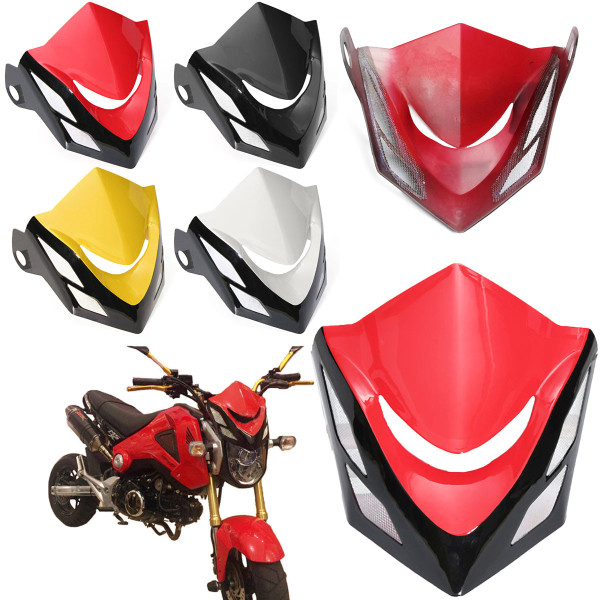 30cm-Motorcycle-Headlight-Wind-Shield-Lamp-Cover-Fairing-Cowl-For-2013-2015-HONDA-Grom-MSX-125-1106988