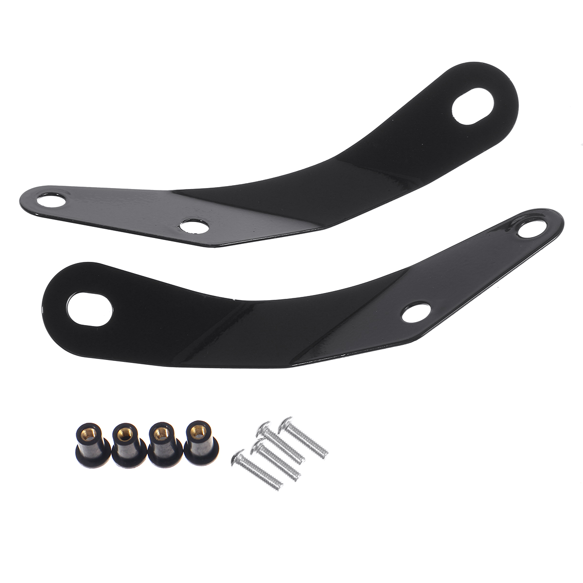 5-7-Inch-Universal-Fitting-For-Round-Headlights-Motorcycle-Windshield-Windscreen-Kit-1703370