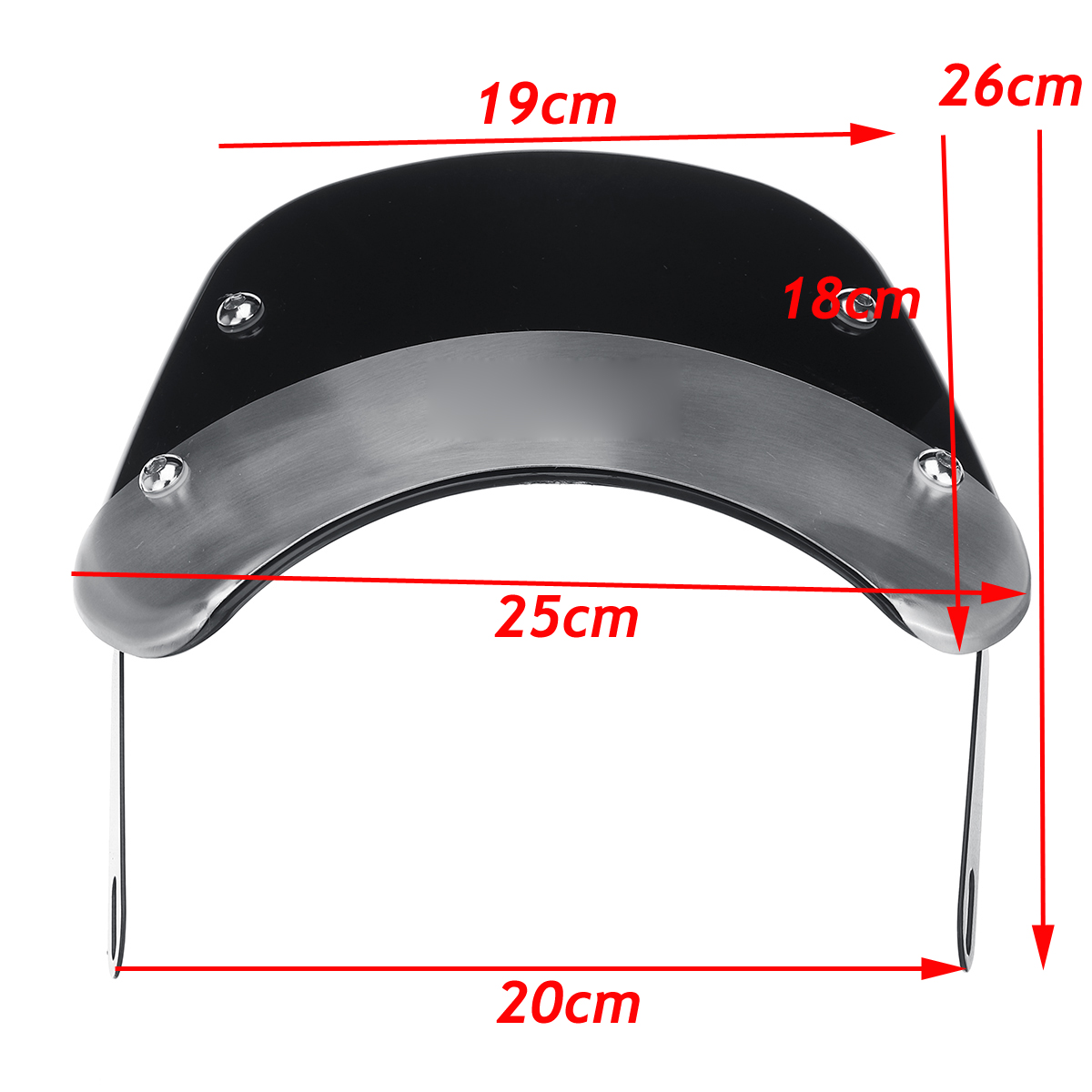 5-Inch-7-Inch-Round-Motorcycle-Headlights-Windshield-Windscreen-Universal-Fitting-1583797
