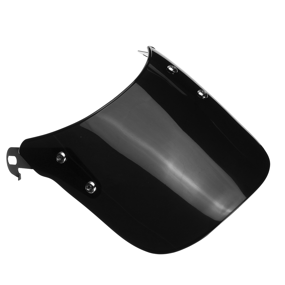 Black-Windshield-Windscreen-For-5inch-7inch-Round-Headlights-Motorcycle-Universal-1518614