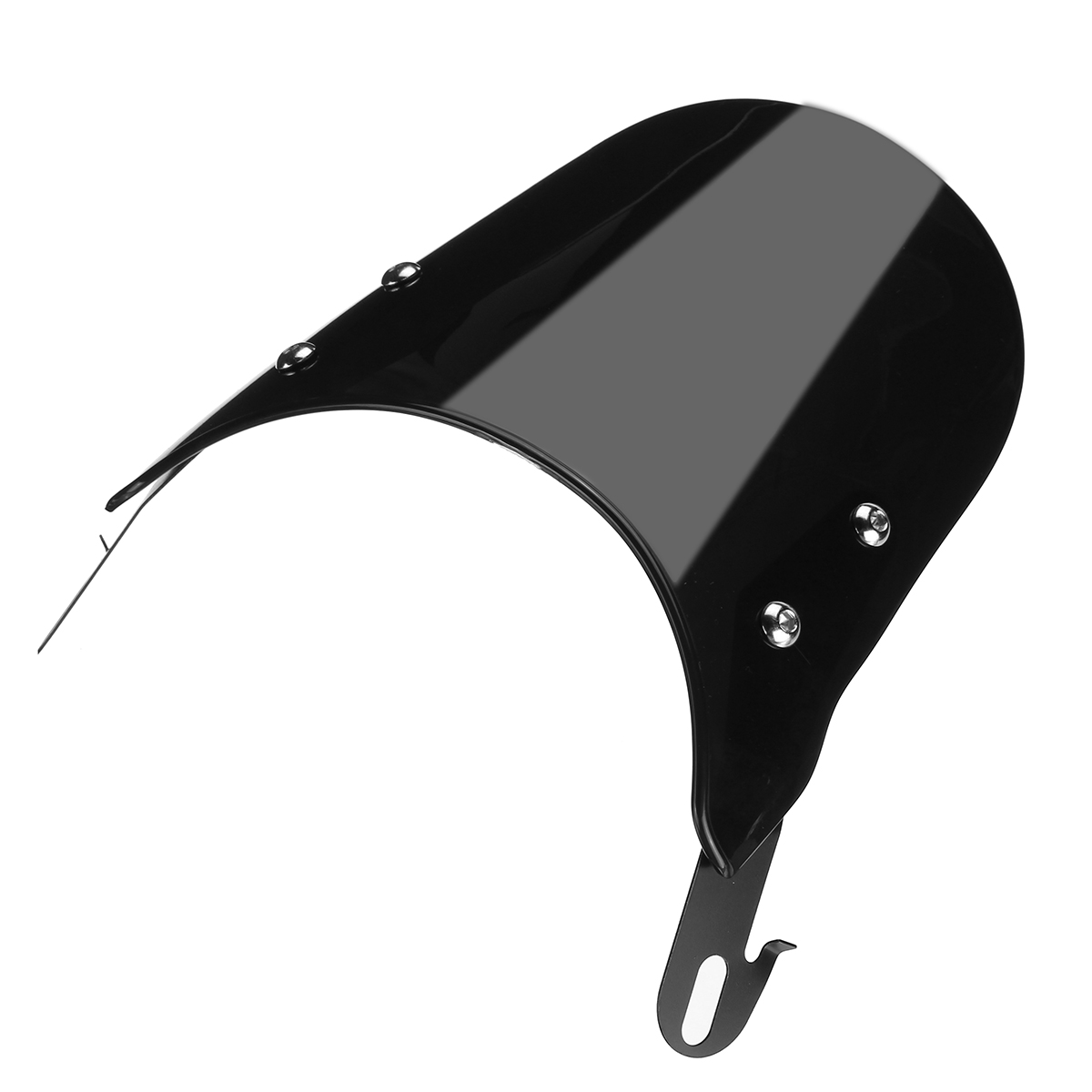 Black-Windshield-Windscreen-For-5inch-7inch-Round-Headlights-Motorcycle-Universal-1518614