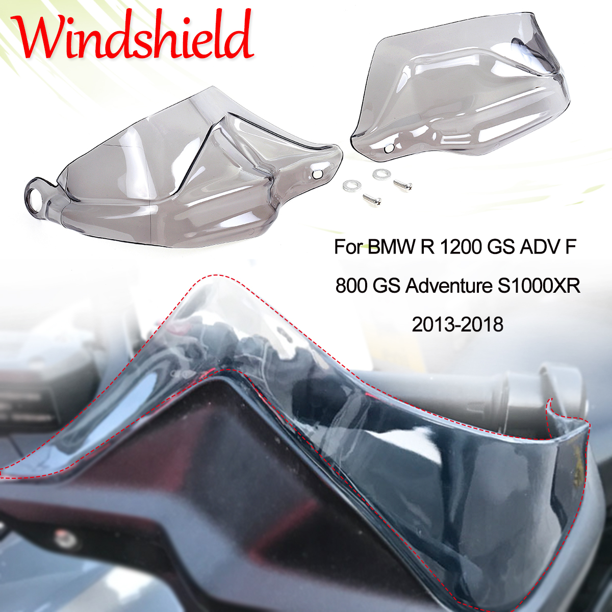 Handguard-Hand-shield-Protector-Windshield-For-BMW-R-1200-GS-ADV-F-800-GS-Adventure-S1000XR-1450204