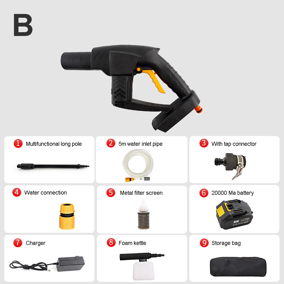 Handheld-Wireless-Automobiles-Washer-High-Pressure-Washer-SnowFoam-Water-Pow-1702720