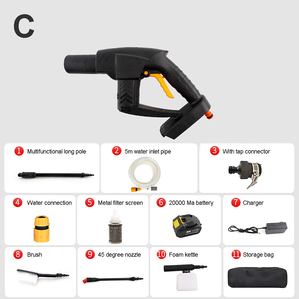 Handheld-Wireless-Automobiles-Washer-High-Pressure-Washer-SnowFoam-Water-Pow-1702720