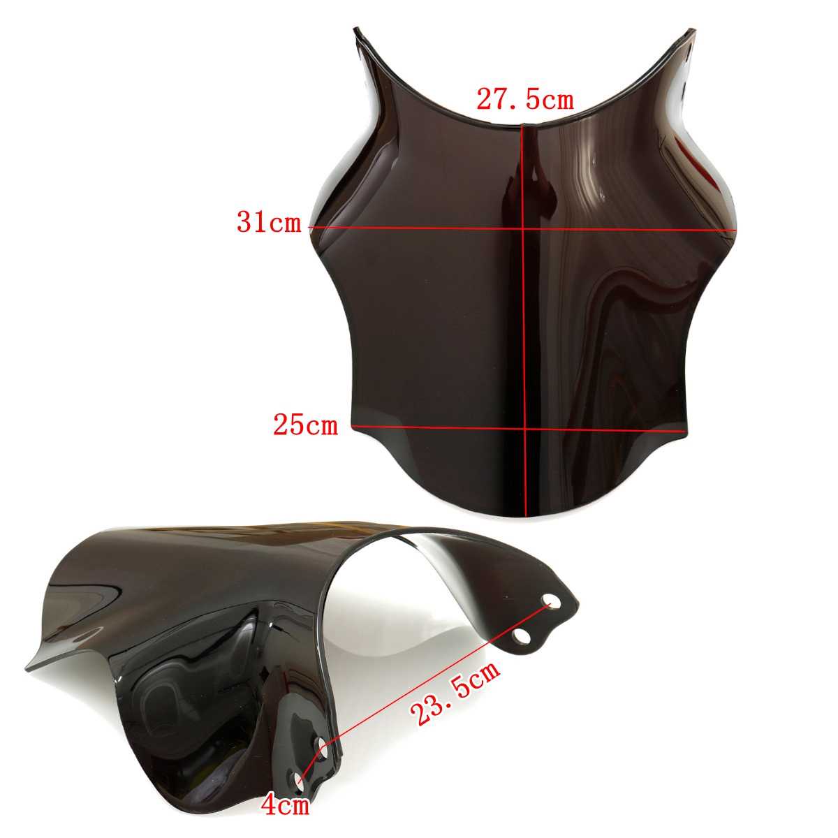 Motorcycle-ABS-Black-Windshield-Windscreen-For-Honda-CB400-Super-Four-CB400SF-1472575