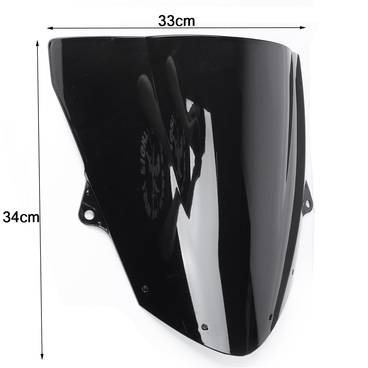 Motorcycle-Black-Windshield-WindScreen-For-Kawasaki-ZX6R-09-14-ZX10R-08-10-1318016