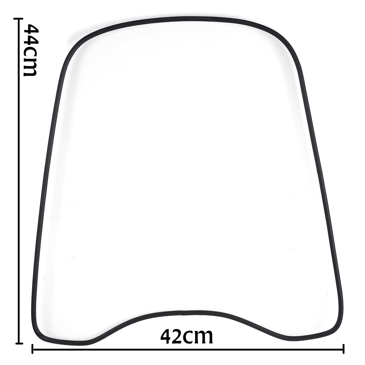 Motorcycle-Clear-Deflector-PC-Windshield-Windscreen-Universal-Accessories-1636434