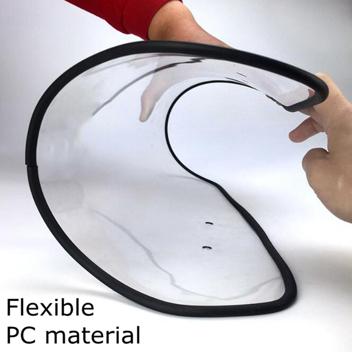 Motorcycle-Clear-Deflector-PC-Windshield-Windscreen-Universal-Accessories-1636434