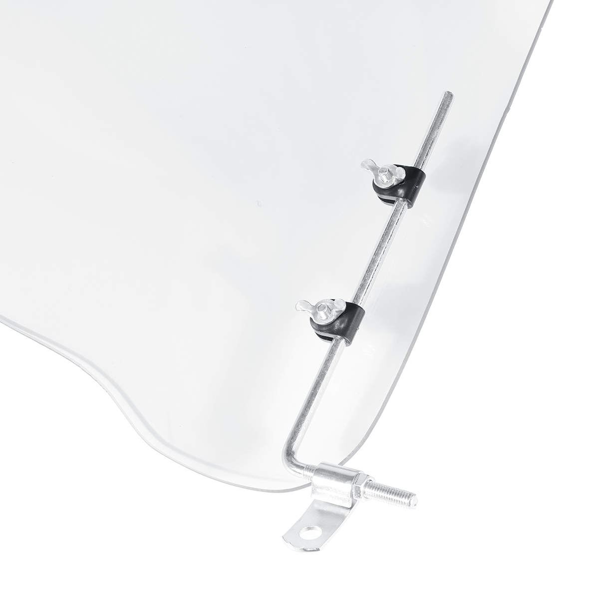 Motorcycle-Clear-Windshield-Deflector-Universal-Scooter-Windscreen-3mm-Thick-1520808