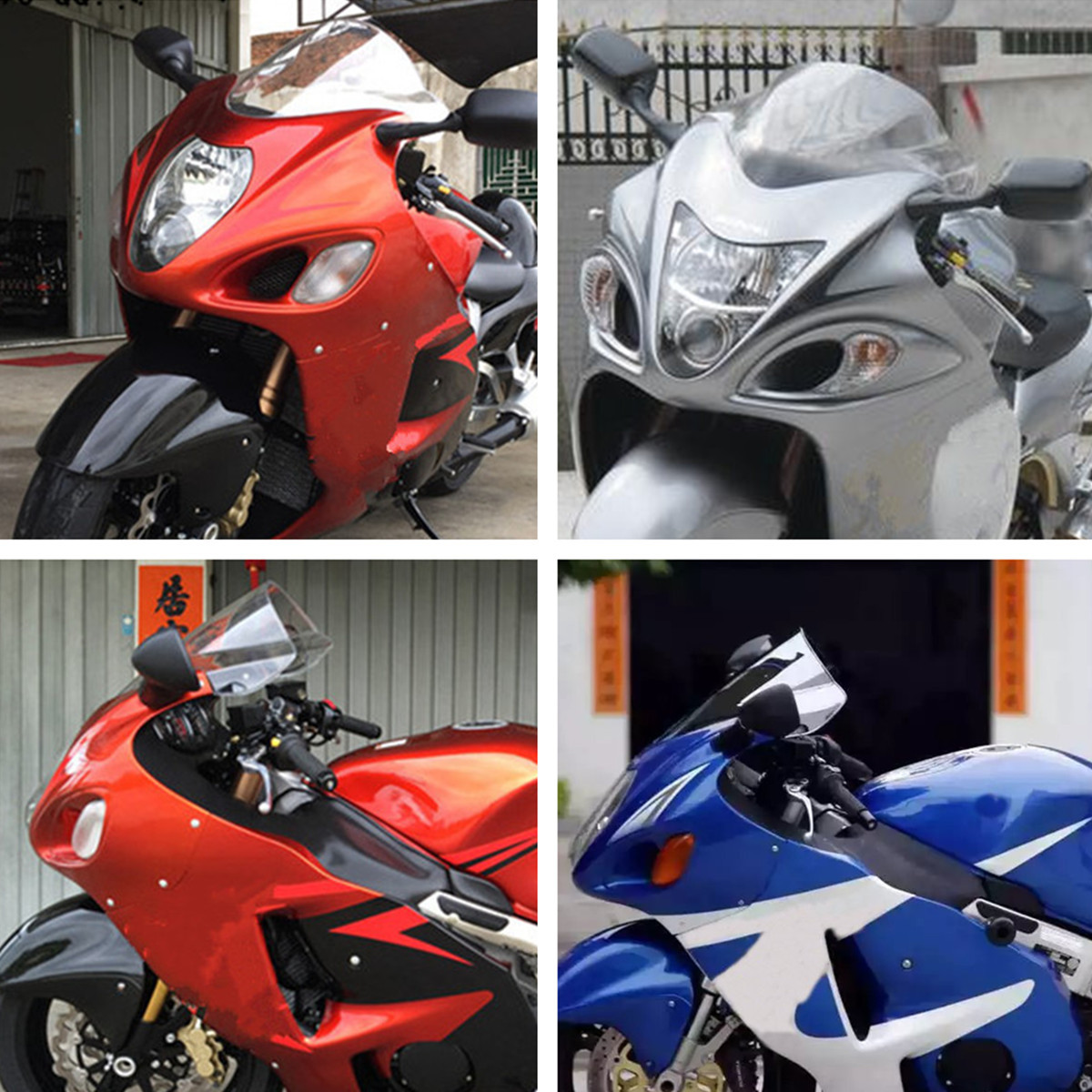 Motorcycle-Wind-Shield-For-Suzuki-GSXR-1300-Hayab-TransparentChrome-1142926