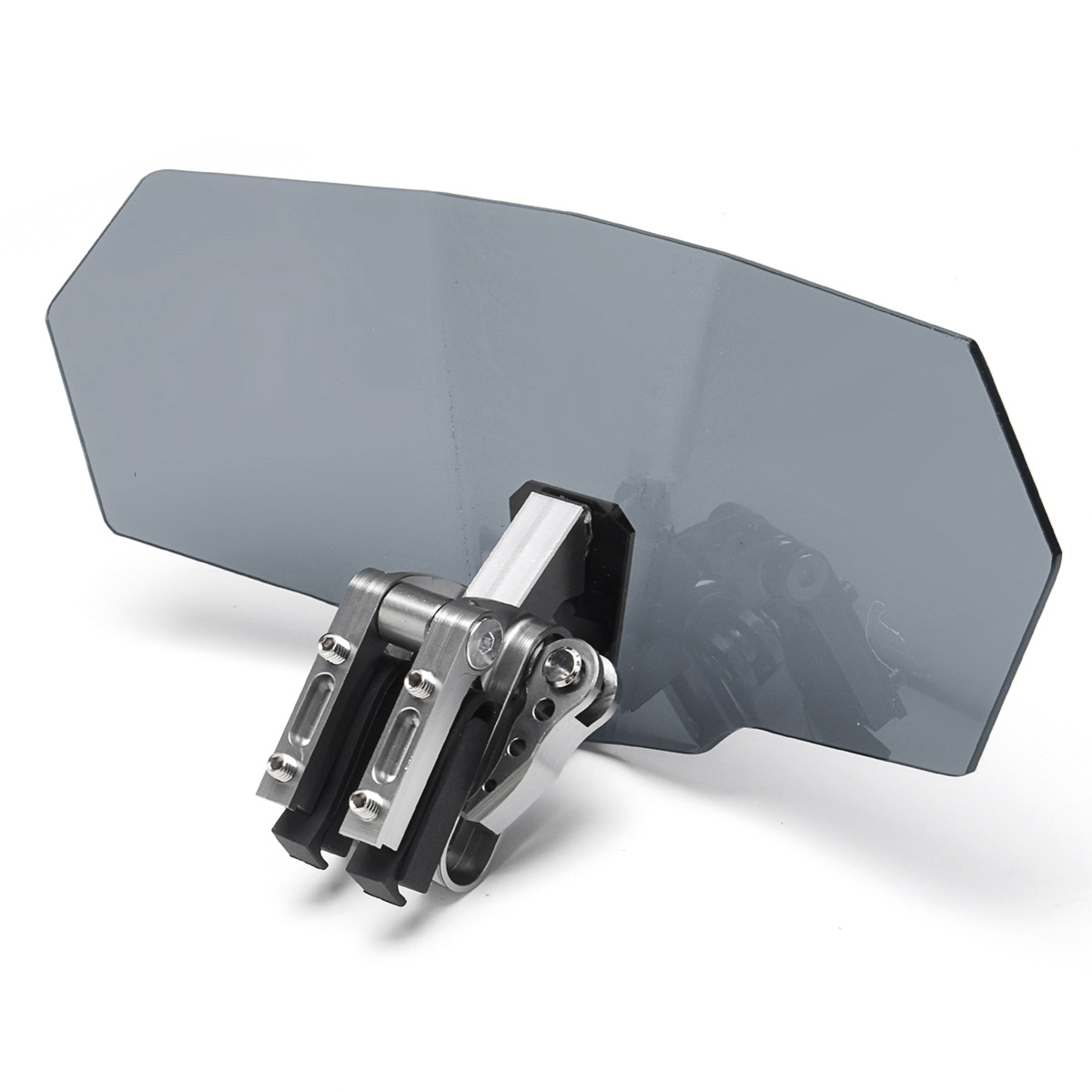 Motorcycle-Windshield-Screen-Extension-Spoiler-Wind-Deflector-Adjustable-Clip-On-Universal-1697056