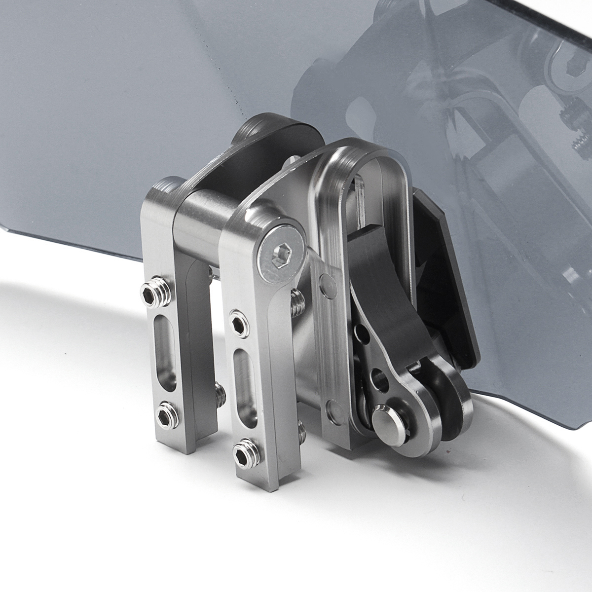 Motorcycle-Windshield-Screen-Extension-Spoiler-Wind-Deflector-Adjustable-Clip-On-Universal-1697056