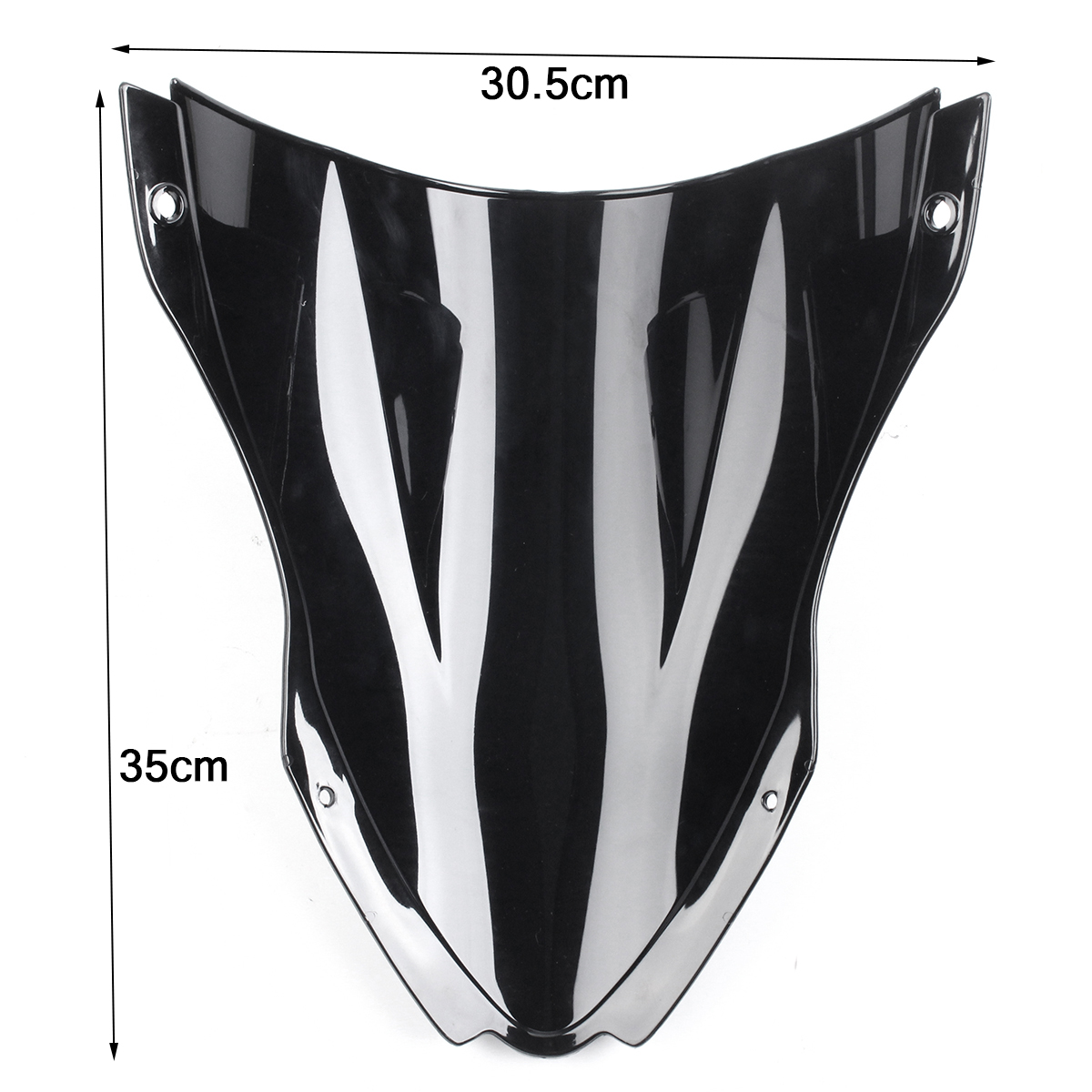 Motorcycle-Windshield-Windscreen-Double-Bubble-Wind-Deflector-For-Kawasaki-ZX-10R-2016-2017-1318031