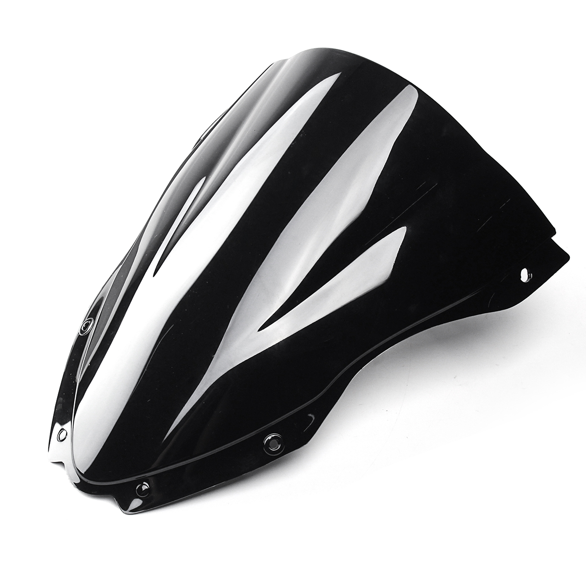 Motorcycle-Windshield-Windscreen-Double-Bubble-Wind-Deflector-For-Kawasaki-ZX-10R-2016-2017-1318031