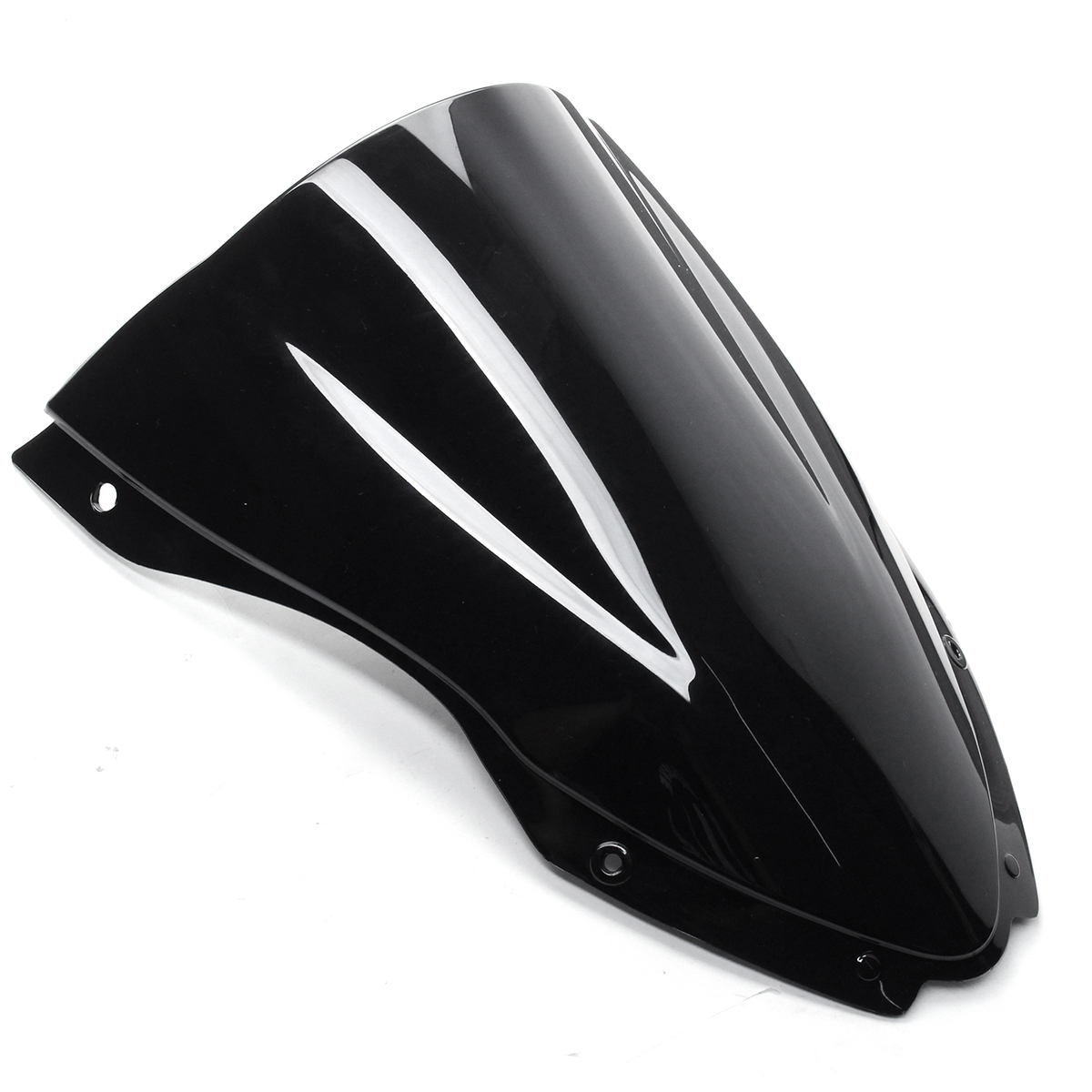 Motorcycle-Windshield-Windscreen-Double-Bubble-Wind-Deflector-For-Kawasaki-ZX-10R-2016-2017-1318031