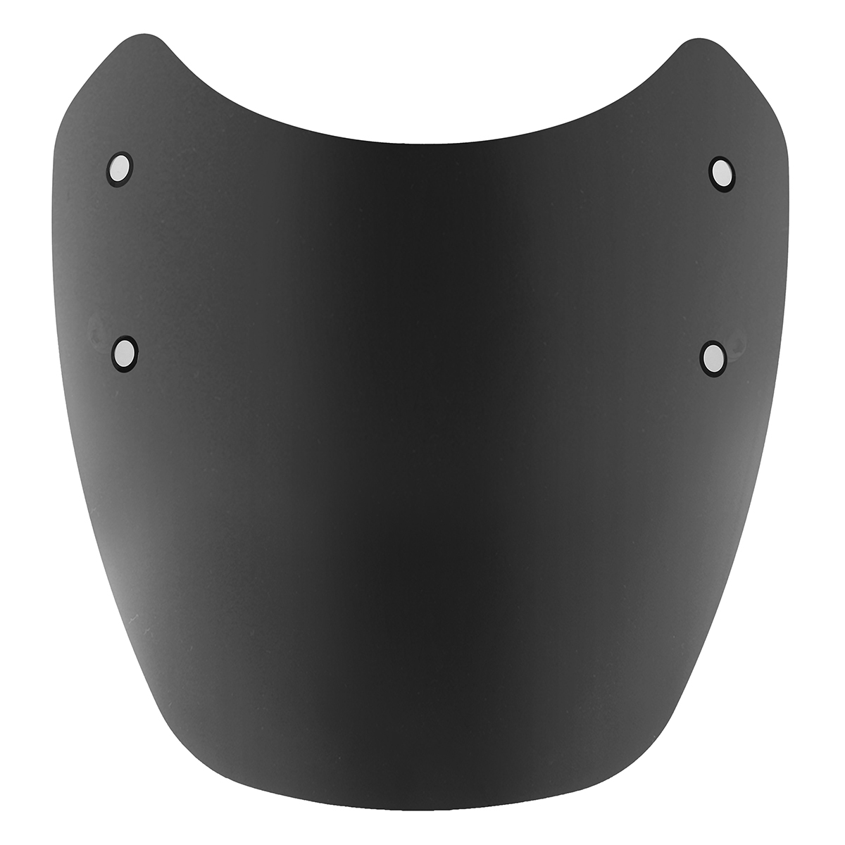 Universal-5-7quot-Black-Round-Headlight-Front-Fairing-Motorcycle-Windshield-Windscreen-With-LED-1718143