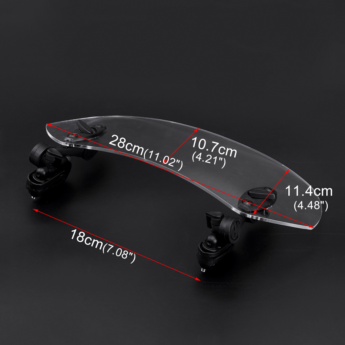 Universal-Adjustable-Clip-On-Transparent-Windshield-Extension-Spoiler-Wind-Small-Windscreen-Deflecto-1435563