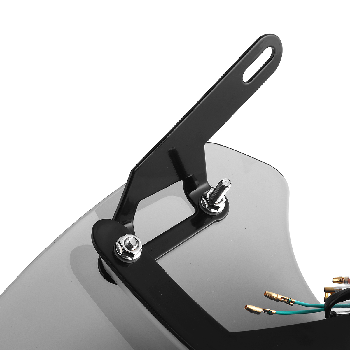 Universal-LED-Front-Fairing-Windshield-Motorcycle-Windscreen-Fitting-5quot-7quot-Round-Headlight-1718145