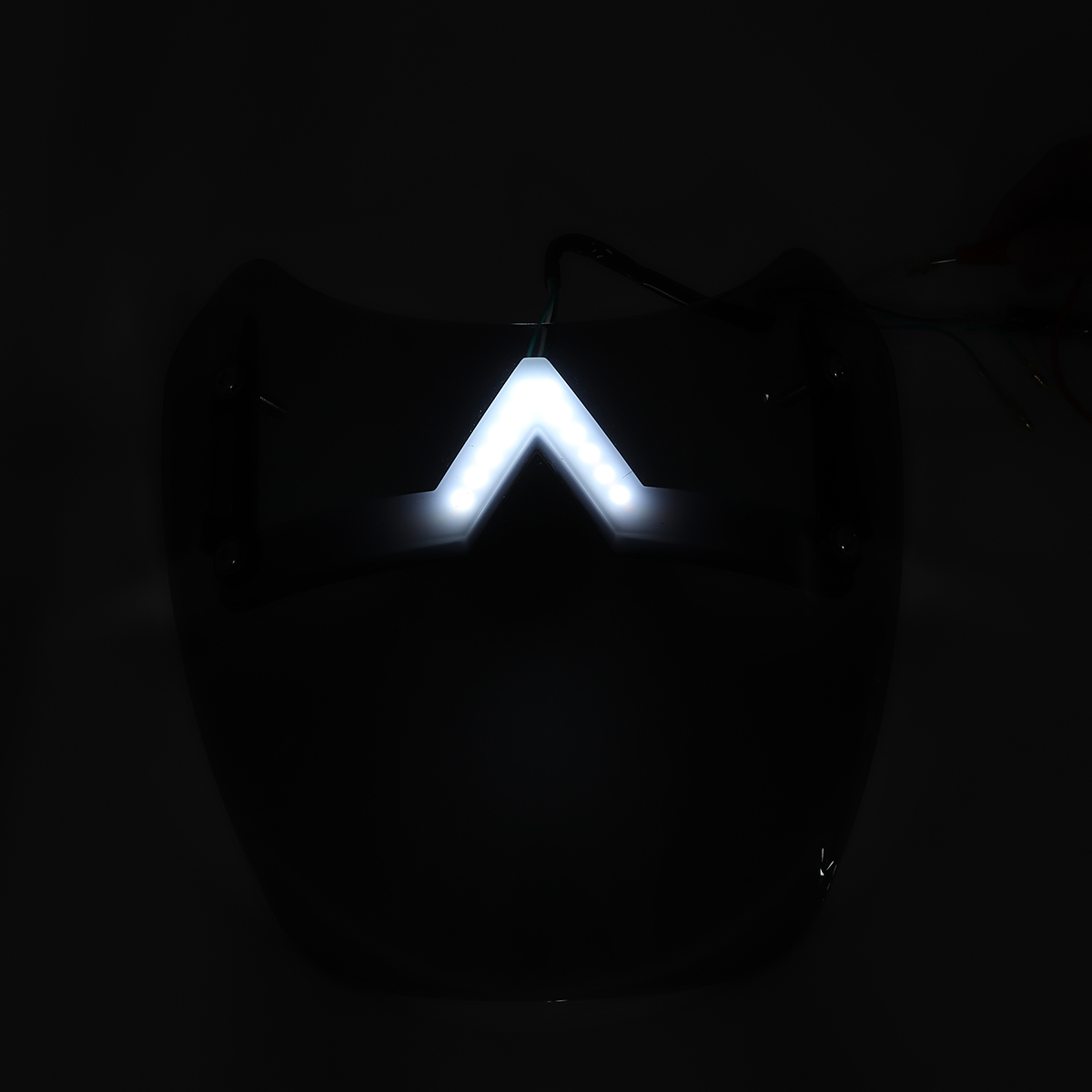 Universal-LED-Front-Fairing-Windshield-Motorcycle-Windscreen-Fitting-5quot-7quot-Round-Headlight-1718145