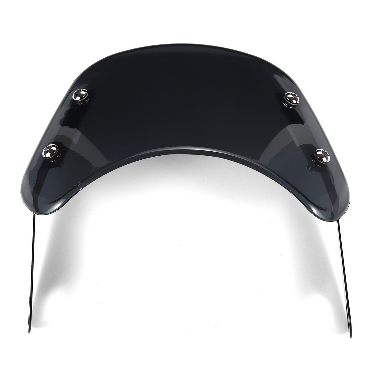 Universal-Motorcycle-Windshield-5-7quot-Windscreen-For-HondaYamahaKawasakiSuzuki-1735303