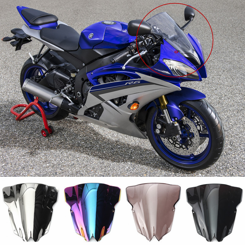 Wind-Shield-Windscreedn-Double-Bubble-for-Yamaha-YZF-R6-600-2008-2015-1144918