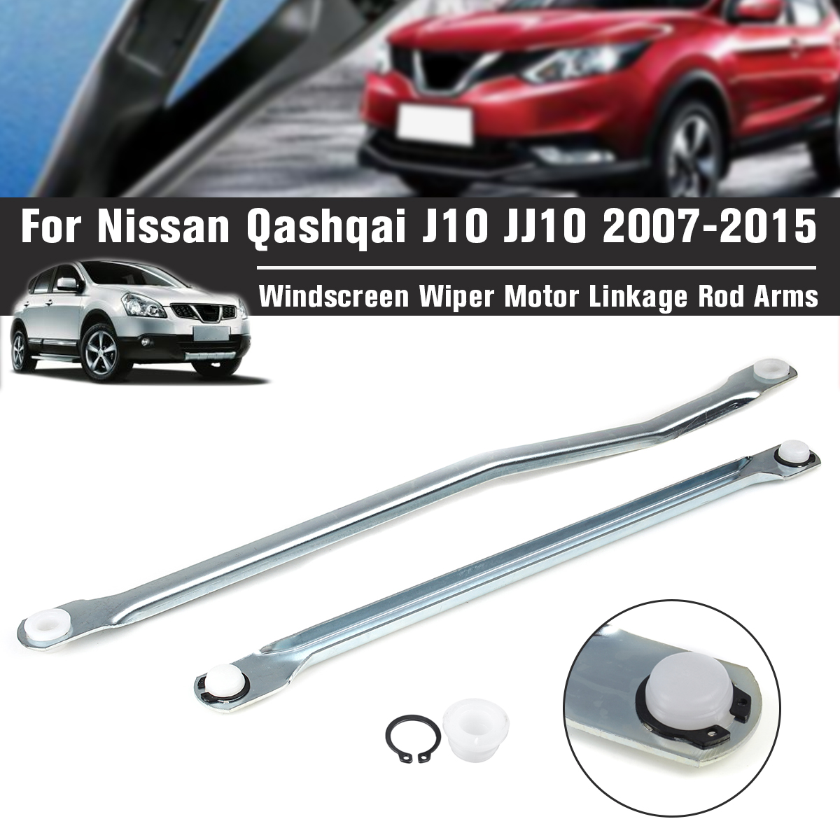 Car-Windshield-Wiper-Motor-Linkage-Rod-Arms-for-Nissan-Qashqai-J10-JJ10-2007-2015-1586906