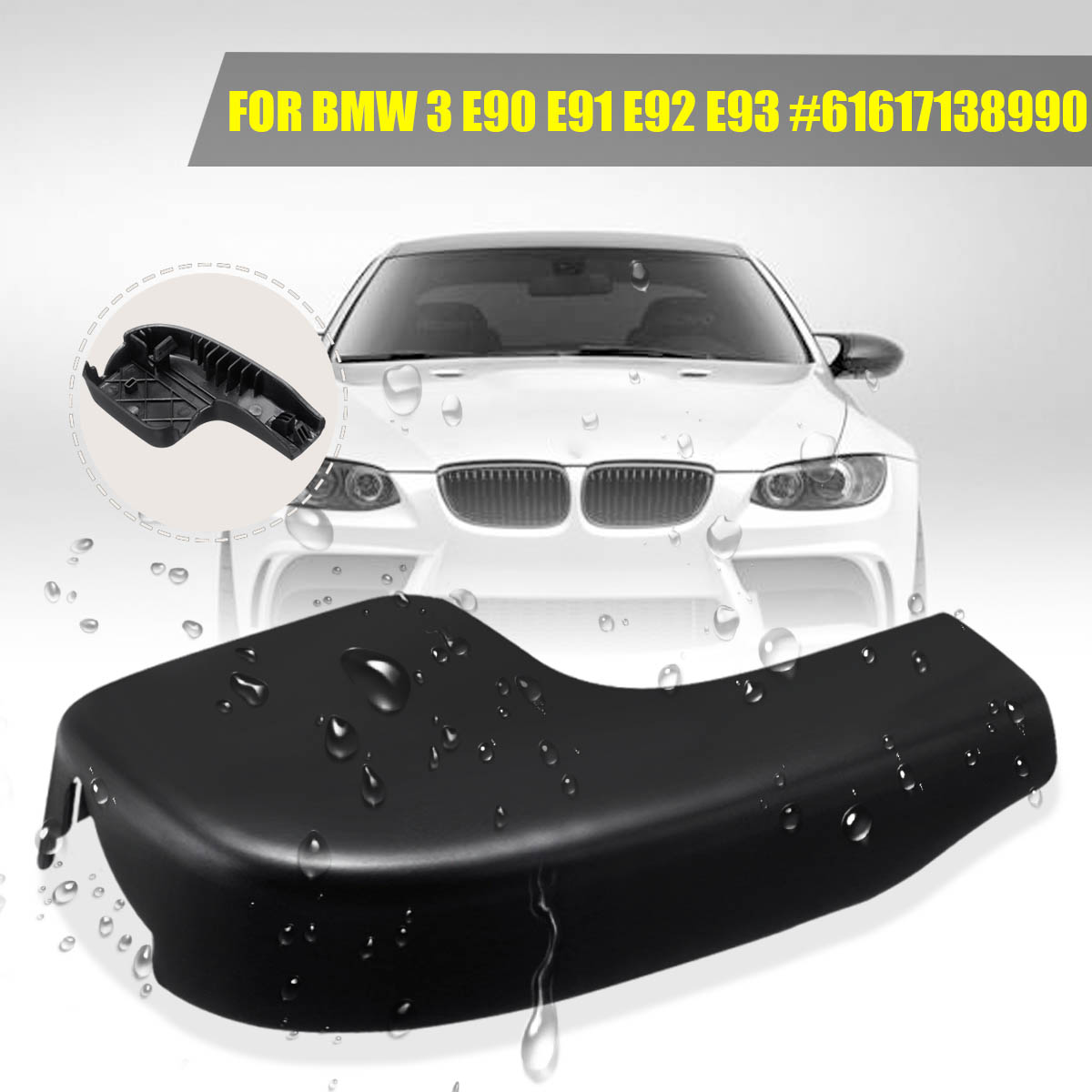 Front-Windshield-Wiper-Arm-Cover-Cap-For-BMW-3-E90-E91-E92-E93-61617138990-1540470
