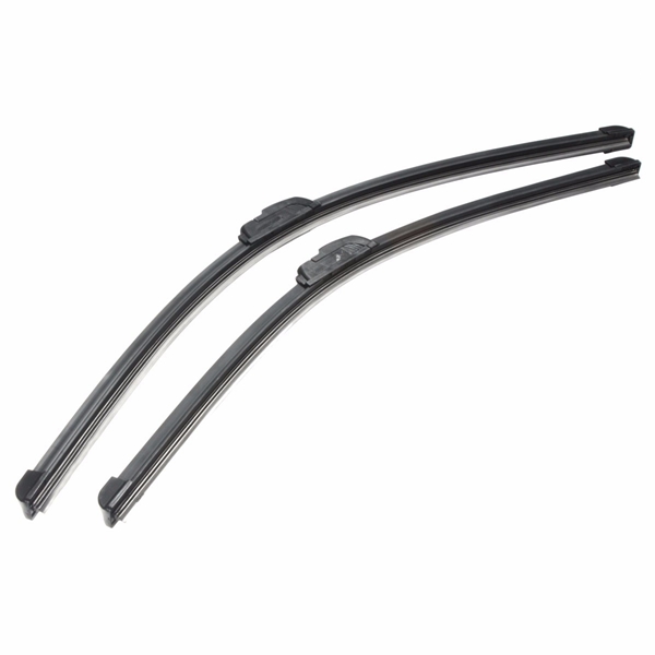Pair-24-inch-21-inch-J-Hook-Car-Window-Wind-Shield-Wiper-Blade-Bracketless-Universal-1059401
