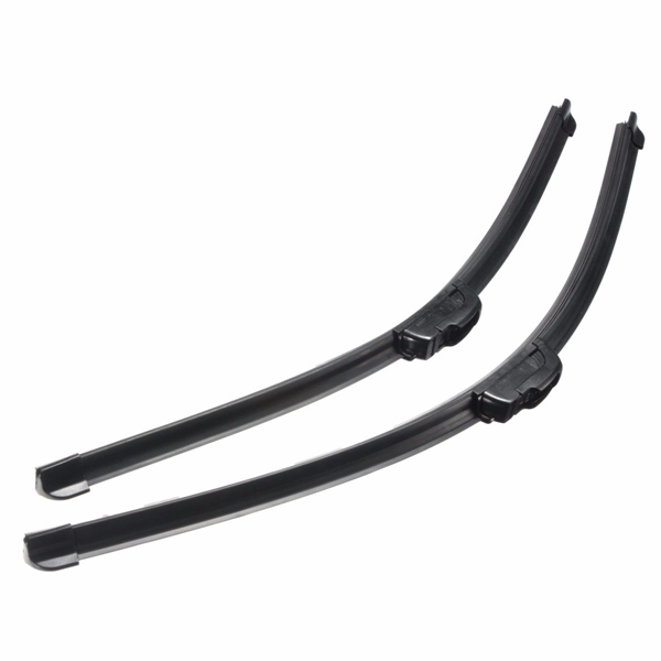 Pair-24-inch-21-inch-J-Hook-Car-Window-Wind-Shield-Wiper-Blade-Bracketless-Universal-1059401