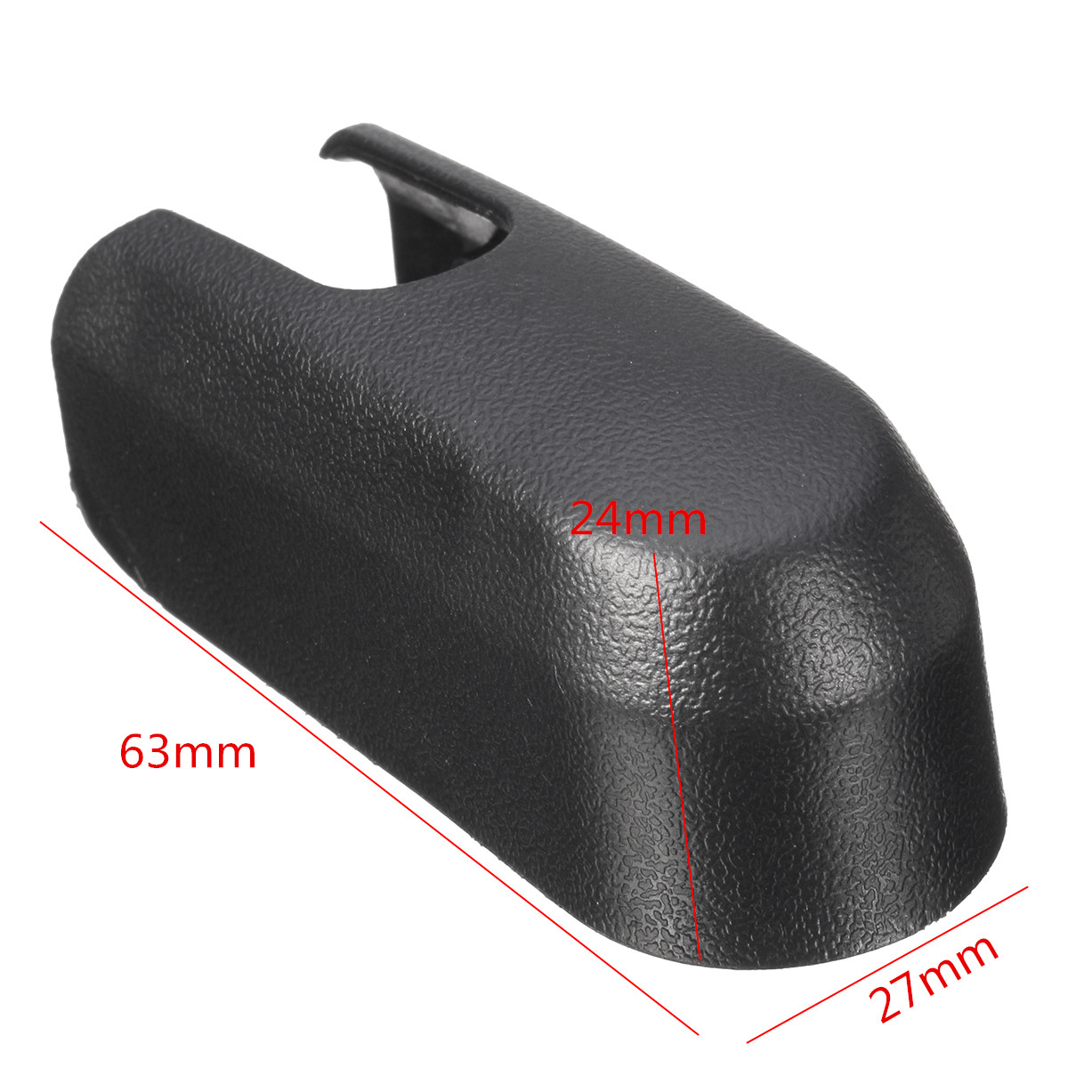 Rear-Wind-Shield-Wiper-Arm-Mounting-Nut-Cover-Cap-Black-Surface-Paint-Treatment-1165388