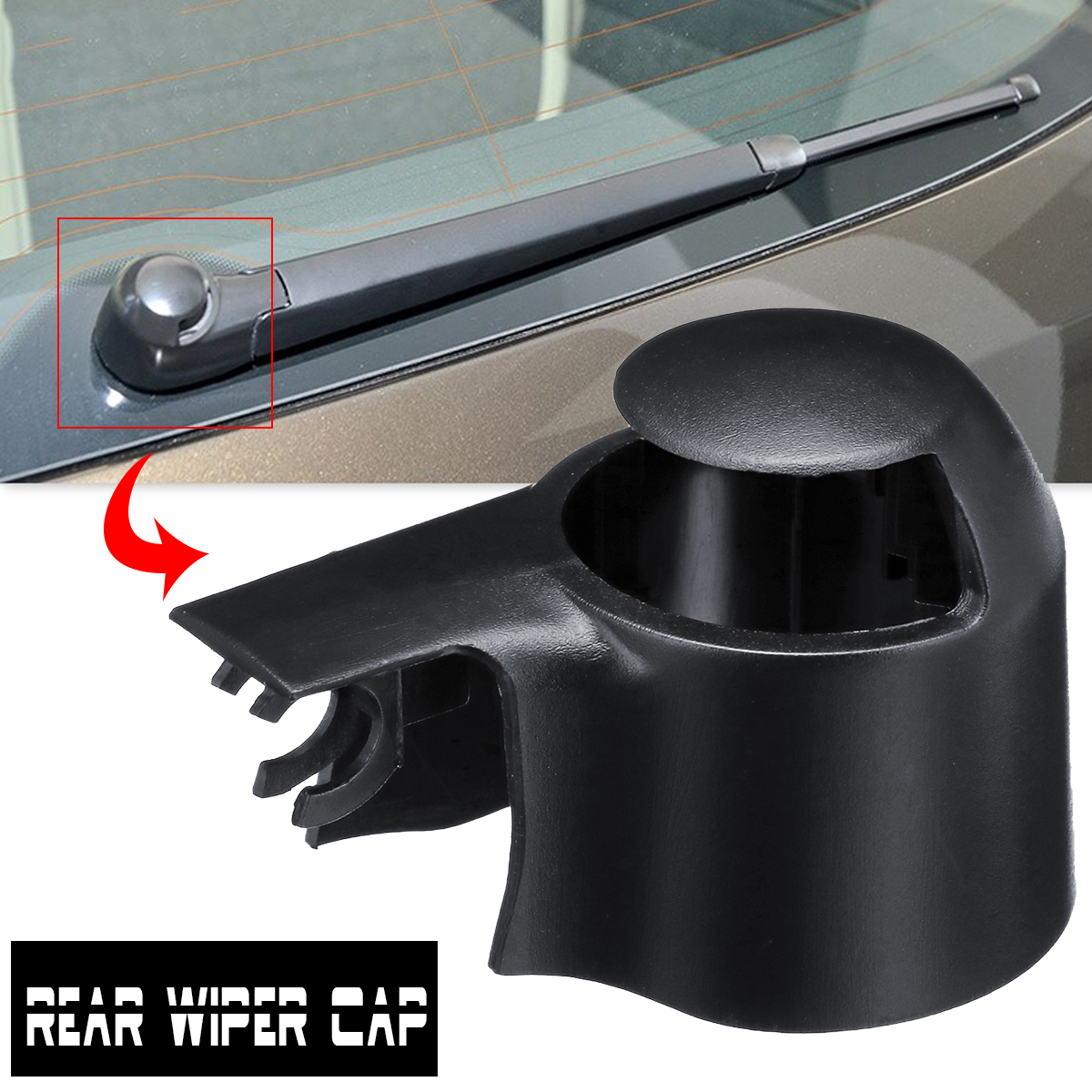 Rear-Windscreen-Window-Windscreen-Wiper-Arm-Cover-Cap-For-VW-Transporter-T5-1586734