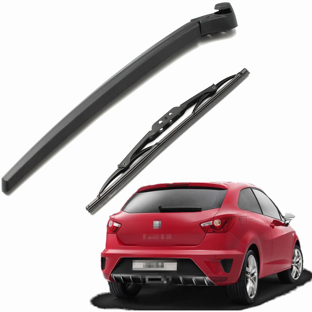 Rear-Wiper-Arm-Blade-Set-Rubber-Steel-For-Seat-Ibiza-6L-2002ndash2010-1148188