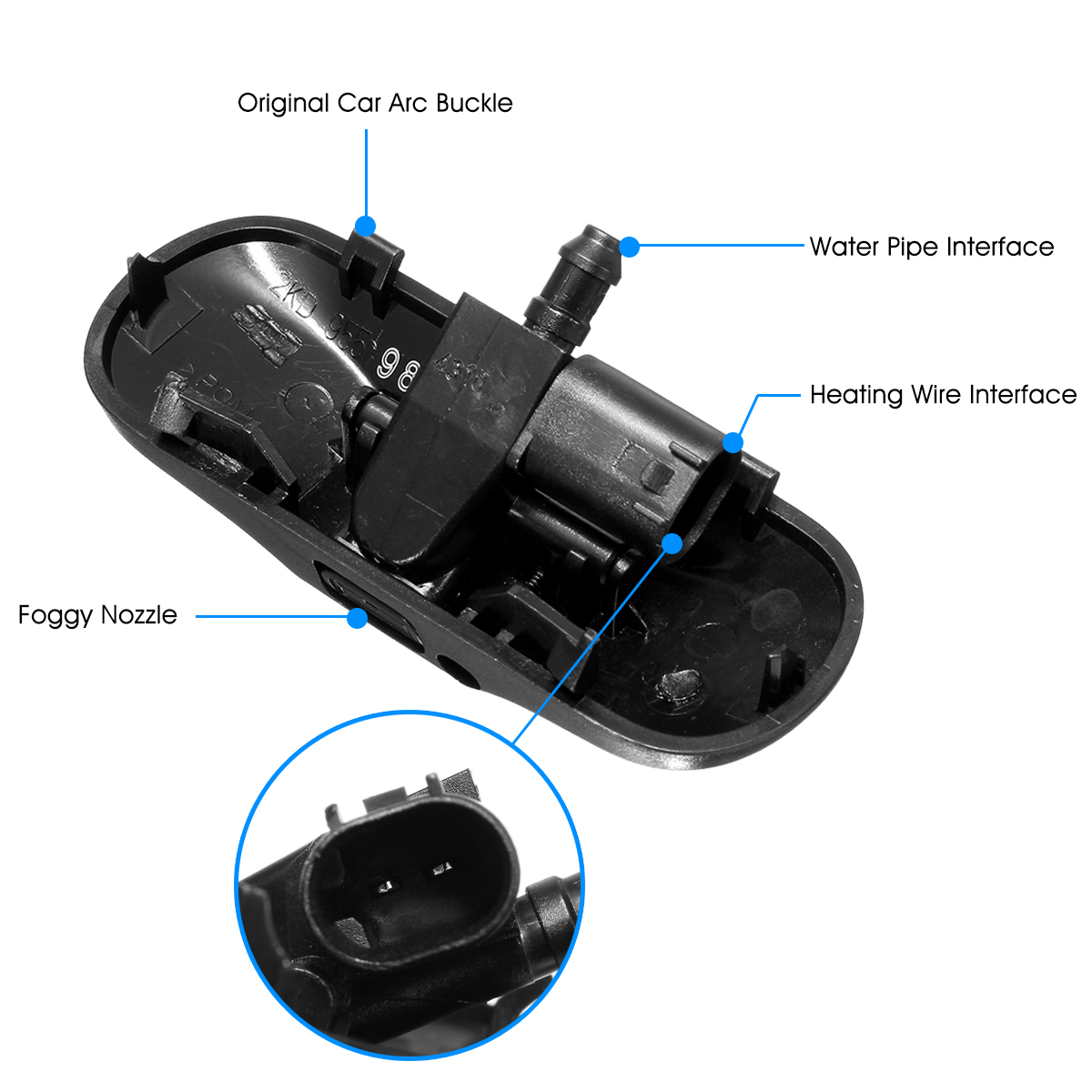 Windshield-Wiper-Water-Spray-Jet-Washer-Nozzle-For-Audi-A1-A3-A4L-A5-A6L-A7-1424791