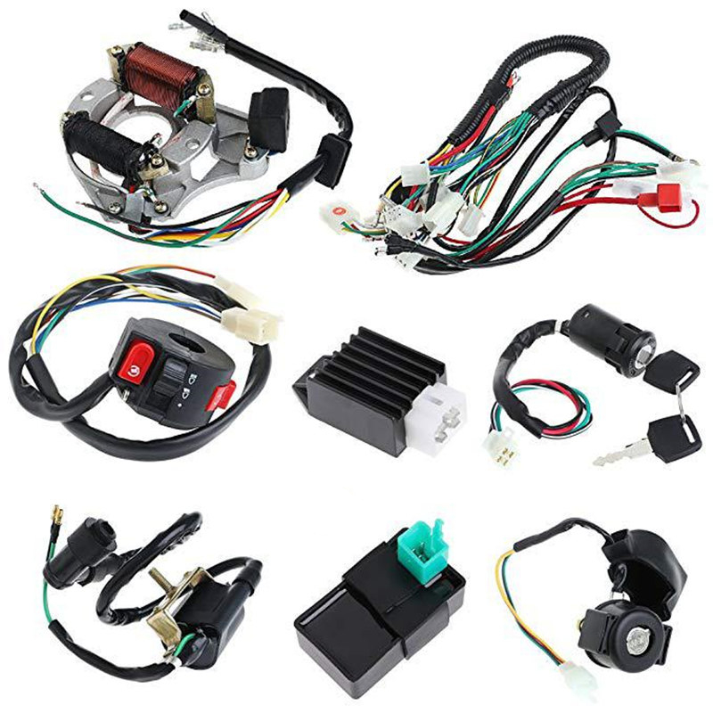 50cc-70cc-90cc-110cc-CDI-Wire-Harness-Assembly-Wiring-Kit-Electric-Start-ATV-QUAD-1796901