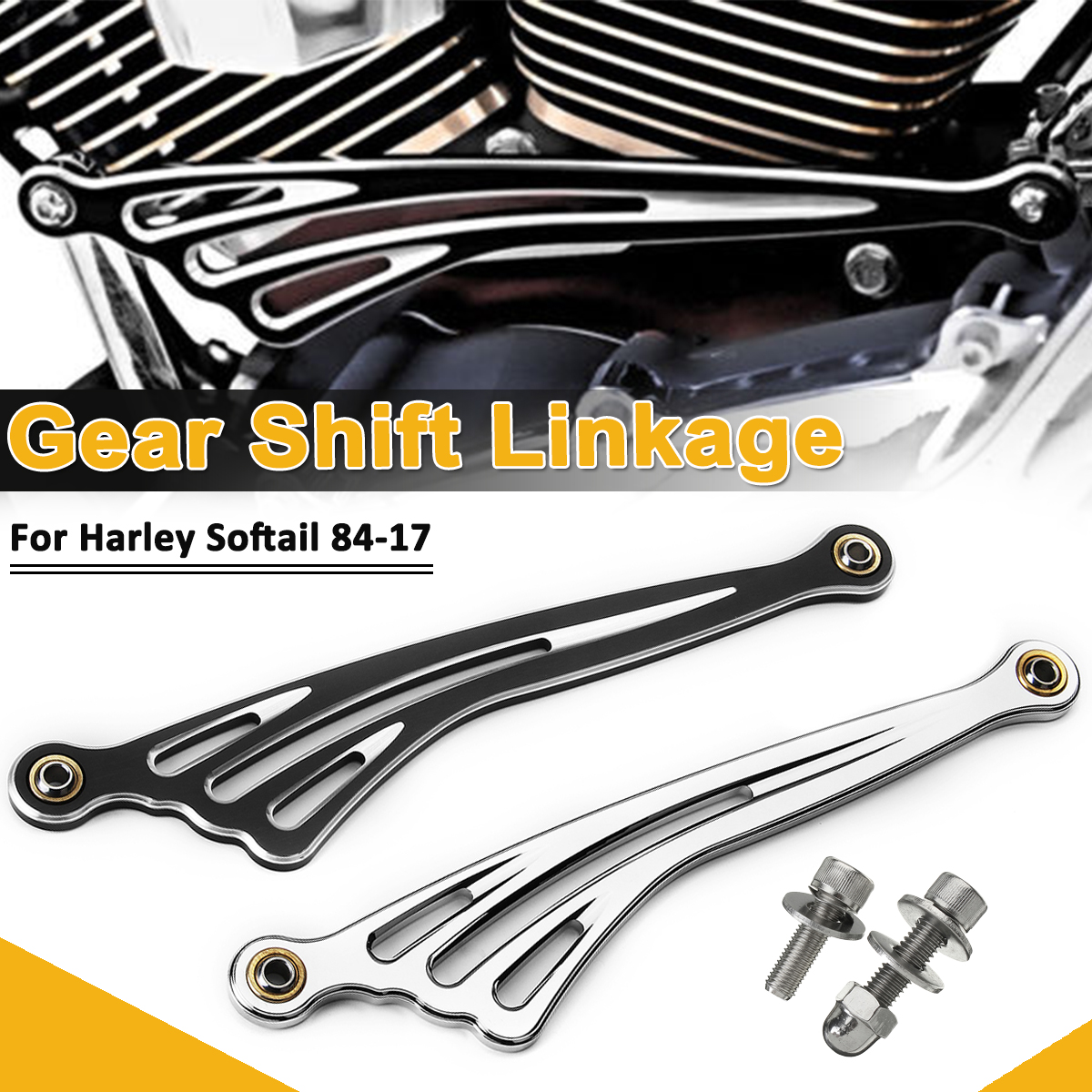 Motorcycle-CNC-Gear-Shift-Linkage-Lever-For-H-arley-Touring-Road--K-ing--1984-2017-1636244